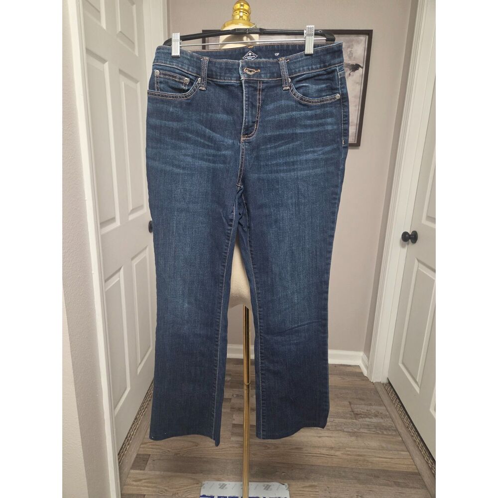 St. John’s Bay Dark Wash Bootcut Jeans Size 10P Petite